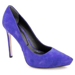Rachel Roy Gardner Royal Blue Suede Pumps Heels Stilettos (7)